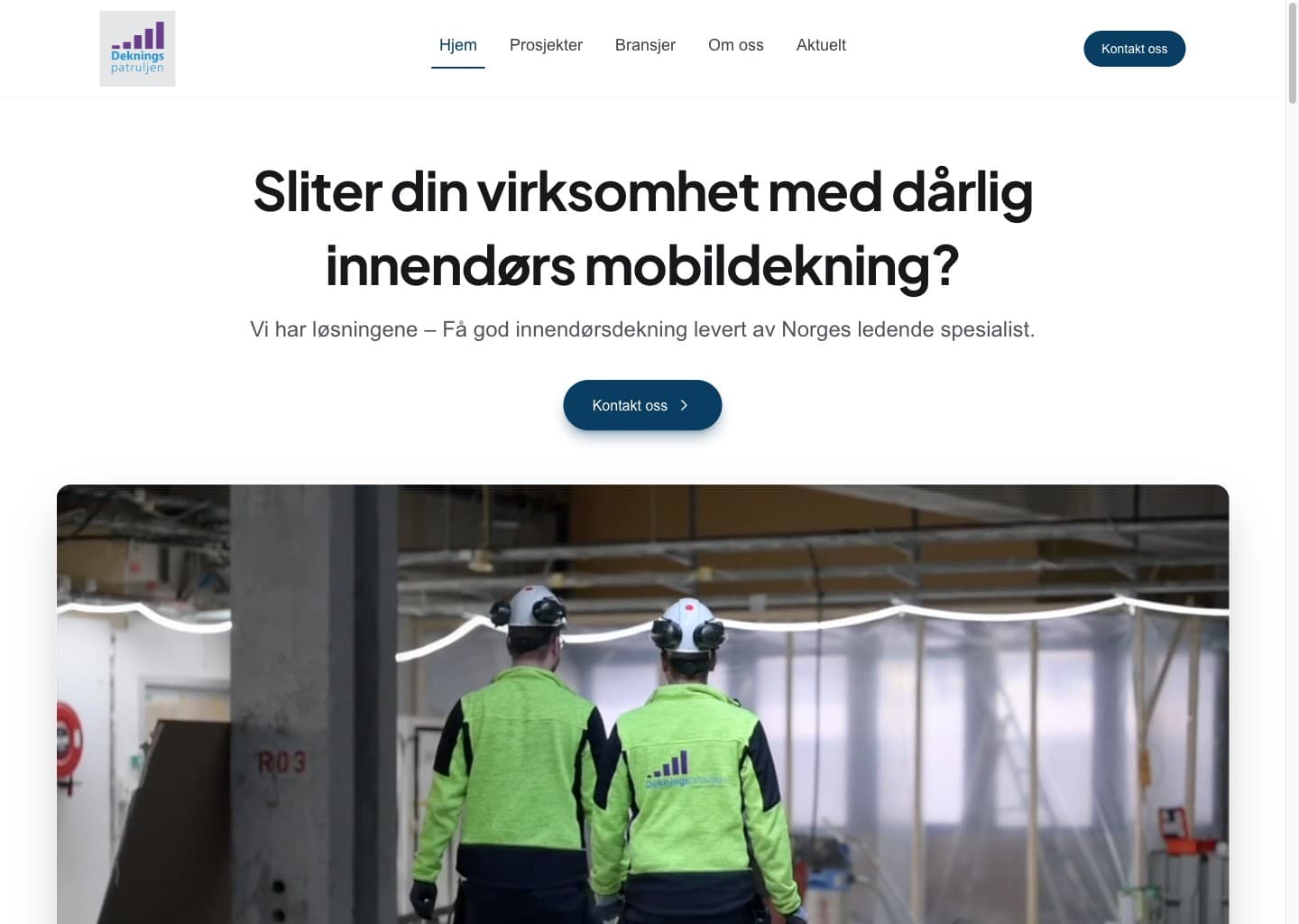 Skjermbilde av Dekningspatruljen
